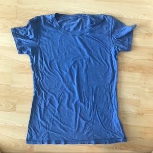 lululemon athletica cotton crew tee blue 8